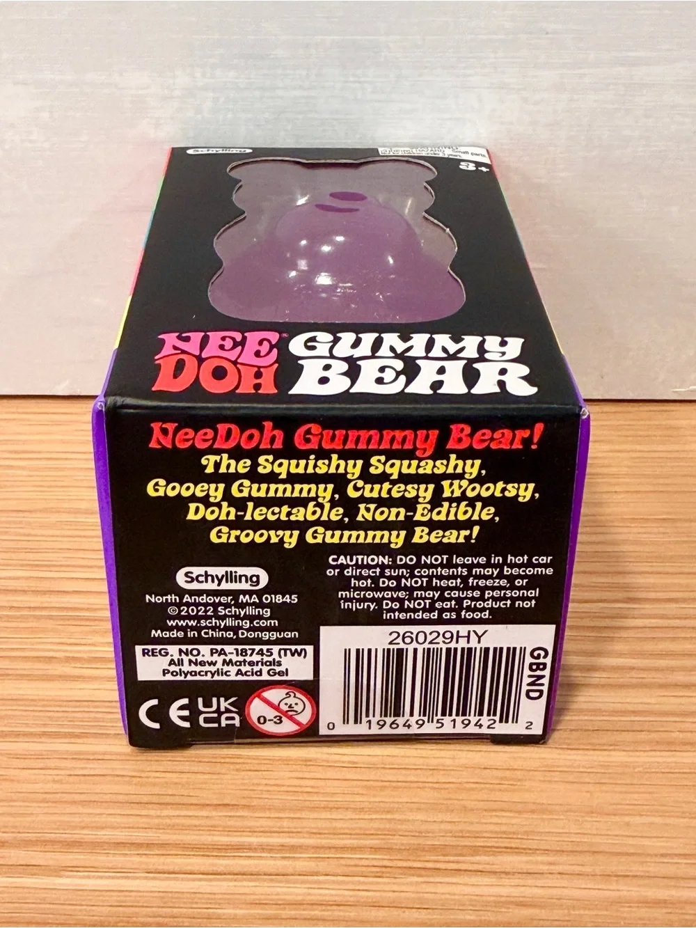 Purple Needoh Gummy Bear
